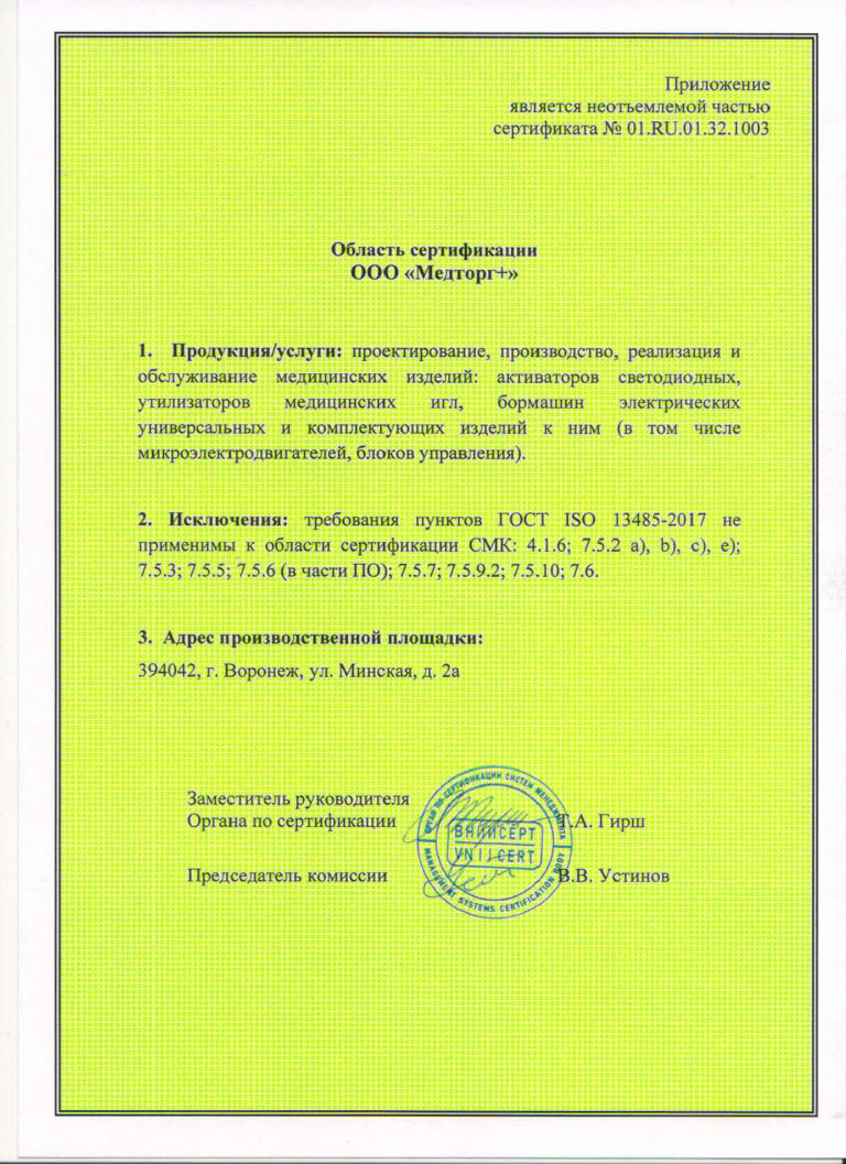 Сертификат ISO-11